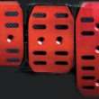 Pedals - Red Anodised
